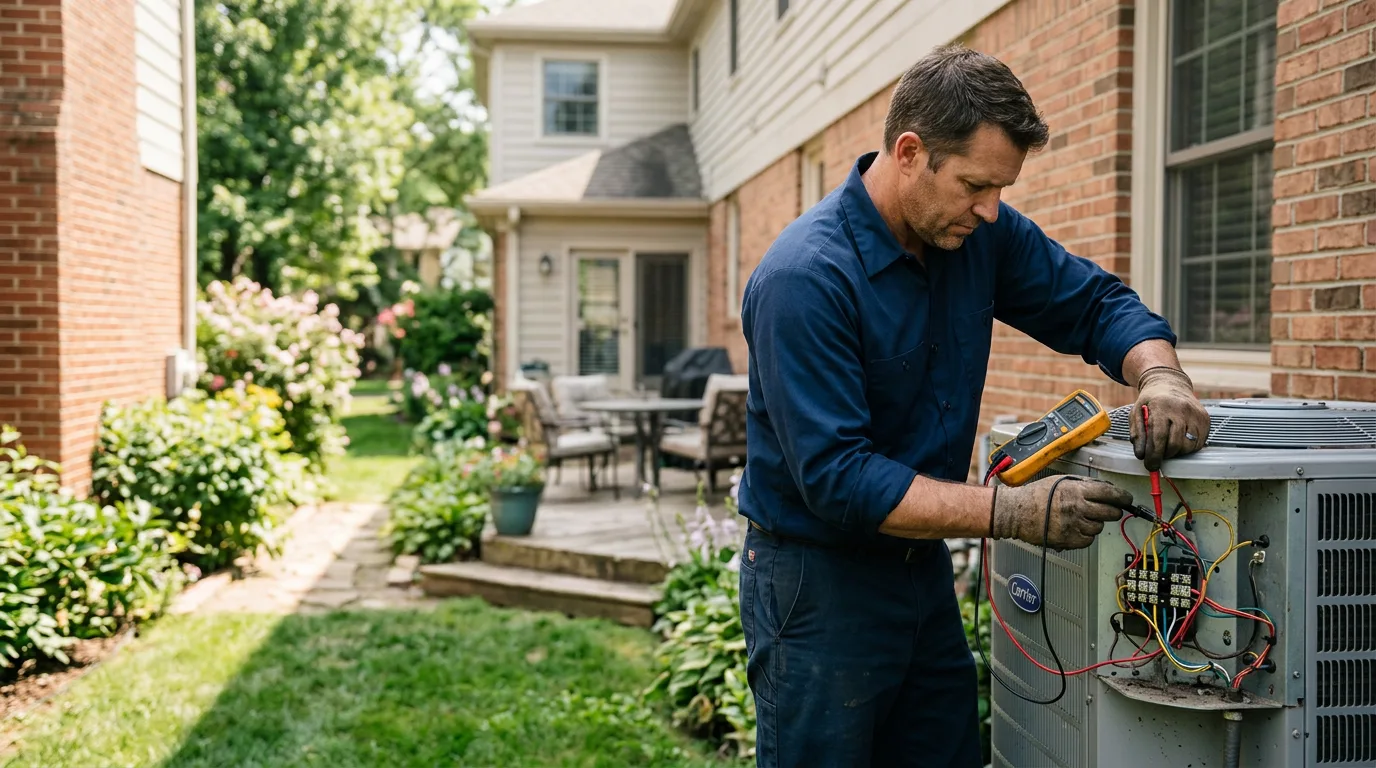 HVAC technician working near Bellmawr, NJ